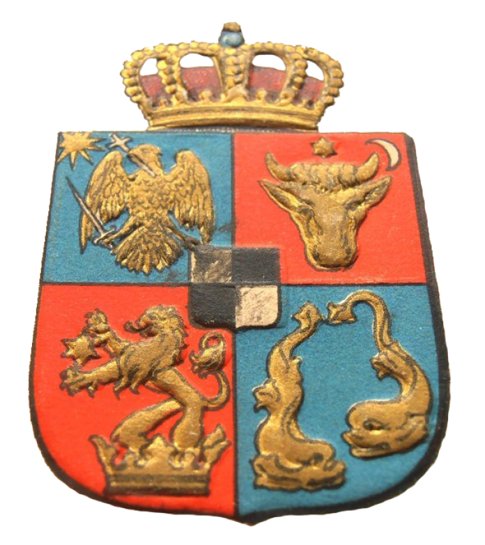 Principatele Române (de Hohenzollern) - Stemă folosită între 1872-1881 (mică)